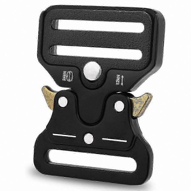 Heavy Duty Metal Buckles 1.5 Inch - 2 Pack Clips For Collars, Bags, And Straps