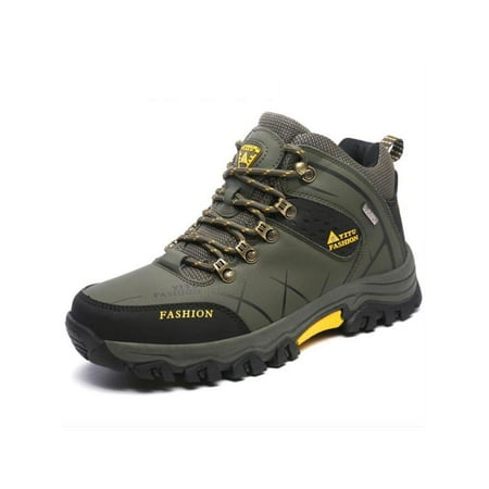 Mens Trail Hiking Boots Waterproof Athletic Outdoors Safety Sports Running (Best Waterproof Trail Shoes)