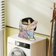 thumbnail image 2 of ZIATUBLE Hummingbird Floral Clothes Pins and Bag with Large Opening Clothespin Holder for Clothesline Machine Washable Hanging Pantry Organizer for Storage Bags Laundry Room, 2 of 7