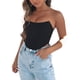 thumbnail image 5 of Txlixc Mujeres Sexy Bustiers Color sólido fuera del hombro Crop Tank Top Push Up Corsés sin tirantes Txlixc Sexy, 5 of 7