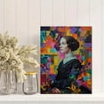 thumbnail image 2 of Qisvanset 12x16 Inch Surreal Black Dog Canvas Print Wall Art, 2 of 5