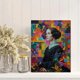 thumbnail image 2 of Qisvanset 12x16 Inch Surreal Black Dog Canvas Print Wall Art, 2 of 5