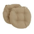 thumbnail image 5 of Blazing Needles 16-inch Round Indoor/Outdoor Chair Cushions (Set of 2) Tangerine Dream, 5 of 5