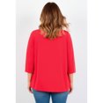thumbnail image 2 of Avenue Women's Plus Size Audrey Ring Detail Top, 2 of 2
