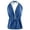 a-Dark Blue30071, variant on Womens Deep V Neck Denim Halter Top With Drawstring Waist Tie Open Front Sleeveless Peplum Blouse For Summer Casual Vacation Wear Light Blue M