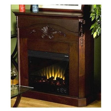 Garrison Electric Fireplace, Espresso Finish