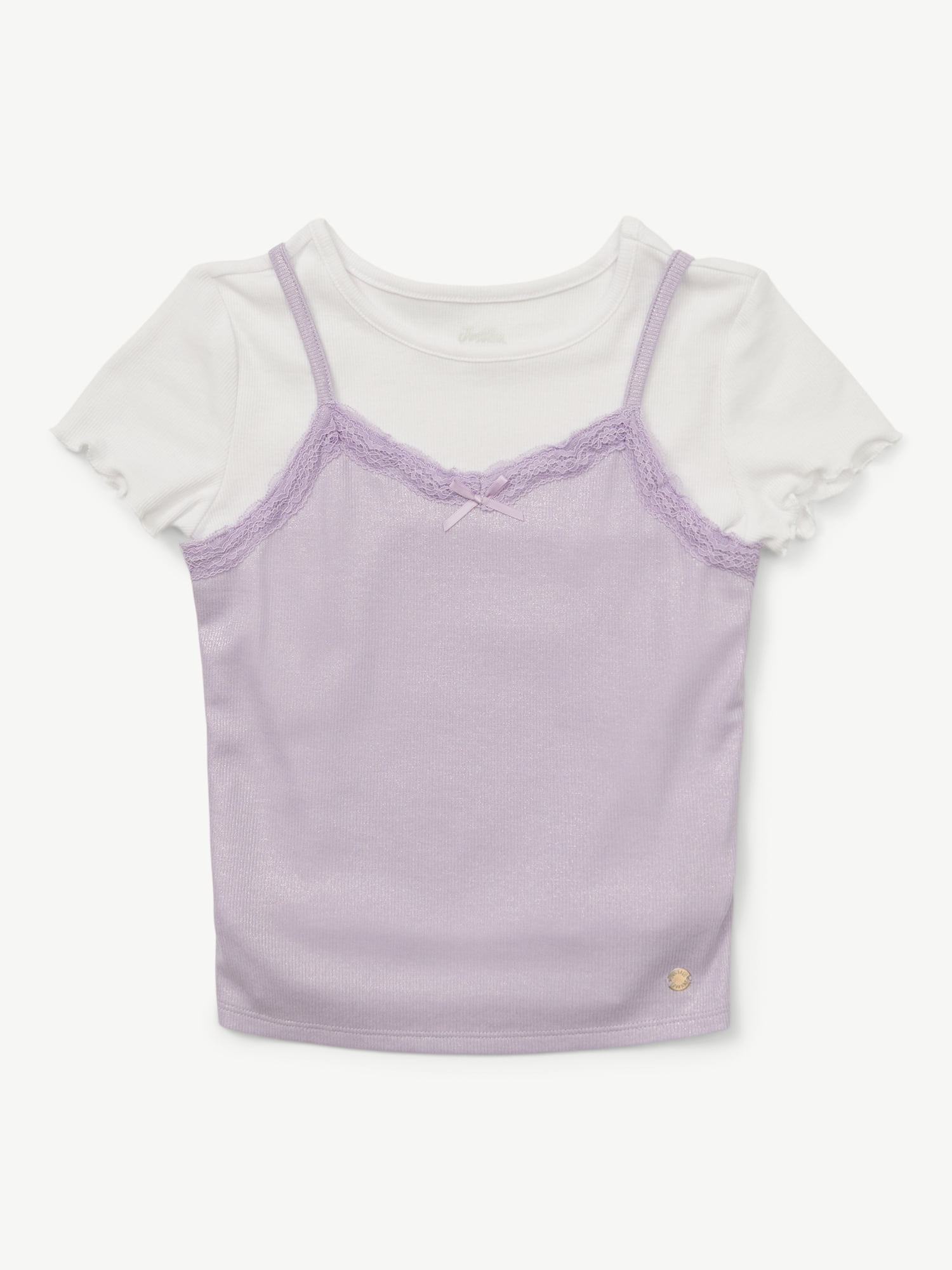 Justice Girls Shine Rib Twofer, Sizes XS - XLP
