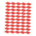 thumbnail image 1 of 100 piezas de cubiertas para azulejos, reemplazan accesorios importantes para la renovación del hogar. rojo, 1 of 9