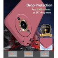 thumbnail image 4 of Compatible with Realme 11 Pro Plus Case for Women Men, Ultra Slim Realme 11 Pro Plus Phone Case Silicone Liquid Soft Shockproof Anti-Scratch Protective Cases (Camellia Red), 4 of 14