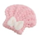 thumbnail image 2 of Toalla superabsorbente para el cabello para mujer, gruesa, de coral polar, con lazo, elástica, absorbente y de secado rápido, para uso doméstico., 2 of 9