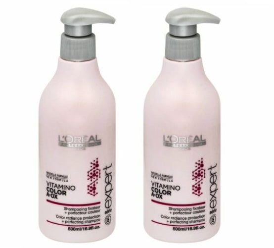 L'Oreal Serie Expert Vitamino Color Protecting Shampoo 16.9oz (Pack of 2)