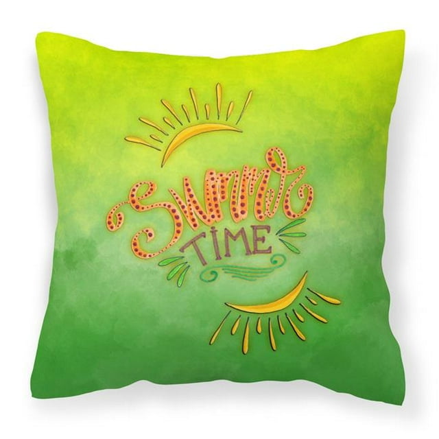 Carolines Treasures BB7453PW1818 Summer Time Fabric Decorative Pillow
