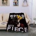 thumbnail image 2 of One Piece Luffy Couverture en Flanelle, Couverture Super Douce, Impression 3D, Couverture en Laine, Adaptée pour Canapé Salon-sebneei, 2 of 3