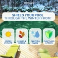 thumbnail image 3 of Swimline Hydrotools Supreme Guard Winter Cover for 18x34 Ft Above Ground Oval Pools, 3 of 8