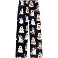 thumbnail image 3 of Halloween Pajama Pants for Women Men, Couples Flannel Pjs Pants Fuzzy Pjs Pants Plush Pajama Bottom Costume Sleepwear Matching Pajamas Halloween Christmas Gifts, 3 of 9