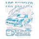 thumbnail image 2 of [100 % algodón] Camiseta de cuello redondo con estampado gráfico de coche de dibujos animados para hombre, corte regular, informal, de manga corta, para uso diario, ropa de calle, para la vuelta al co, 2 of 7