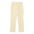 thumbnail image 6 of MMJ Dress Pants for Women, High Waisted Solid Color Trousers with Pockets, Soft Stretch Fabric, Full Length Straight Leg Casual Office Pants, 6 of 6