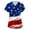 Z002_Deep Red, variant on Women's 4th of July Scrubs Top National Flag Pateiotic Print Short Sleeve V Neck Nurse Working Uniforms US 250 Anniversary Stretch Nursing Medical Scrubs T Shirts with Pockets