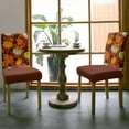thumbnail image 3 of Thanksgiving 4Pcs Dining Chair Covers Slipcover,Autumn Orange Green Pumpkins Stretch Chair Cover Protector,Fall Maple Leaves Watercolor Washable Chair Protector for Holiday Party Dining Room Hotel, 3 of 7