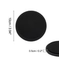 thumbnail image 2 of Unique Bargains 1 Set Water-absorbing Drink Coaster Black Silicone Felt Cloth, 2 of 5