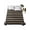 Charcoal, Oatmeal, variant on Full Flat Sheet 81"x96", Oatmeal Tan Striped Soft Lightweight Bedding Flat Sheets Only, Farmhouse Country Minimalist Stripes Brushed Microfiber Top Bed Sheet, Breathable StainResistant Bedsheets