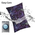 thumbnail image 6 of Pofeuu Lilac Print Polyester Microfiber Plush Pillowcases, Super Soft and Cozy Pillow Case Covers with Envelop Closure（Pillow core not included）-20"x30", 6 of 6