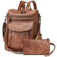thumbnail image 1 of Mochila Shrie Fashion de piel para mujer, color negro, 1 of 5