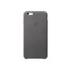 Apple Leather Case for iPhone 6s Plus and iPhone 6 Plus - Storm Gray