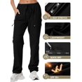 thumbnail image 6 of liyiyiyia Hiking Pants Women UPF 50 Quick Dry Cargo Pants Lightweight Outdoor Travel Pants Black, 6 of 8