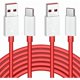 thumbnail image 1 of wonima11 6FT 2-Pack USB Type C Cable for OnePlus 8 Pro, 80W 65W for SuperVOOC/Warp/Dash Charging Cable Rapid Data Syncing Fast Charger USB C Cable for OnePlus 13 12 12R Open 11 10 8 7T Pro 7 6T, Red, 1 of 1