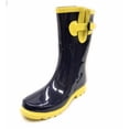 thumbnail image 2 of Forever Young Women's Plaid Print Rain Boots, 2 of 4