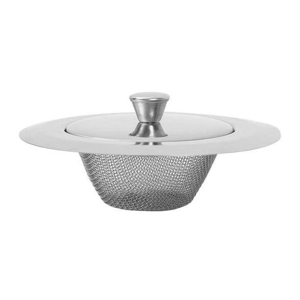 Kitchen Sink StrainerAntiClogging Drain Plug Filter StrainersThickened Stainless Steel Wide