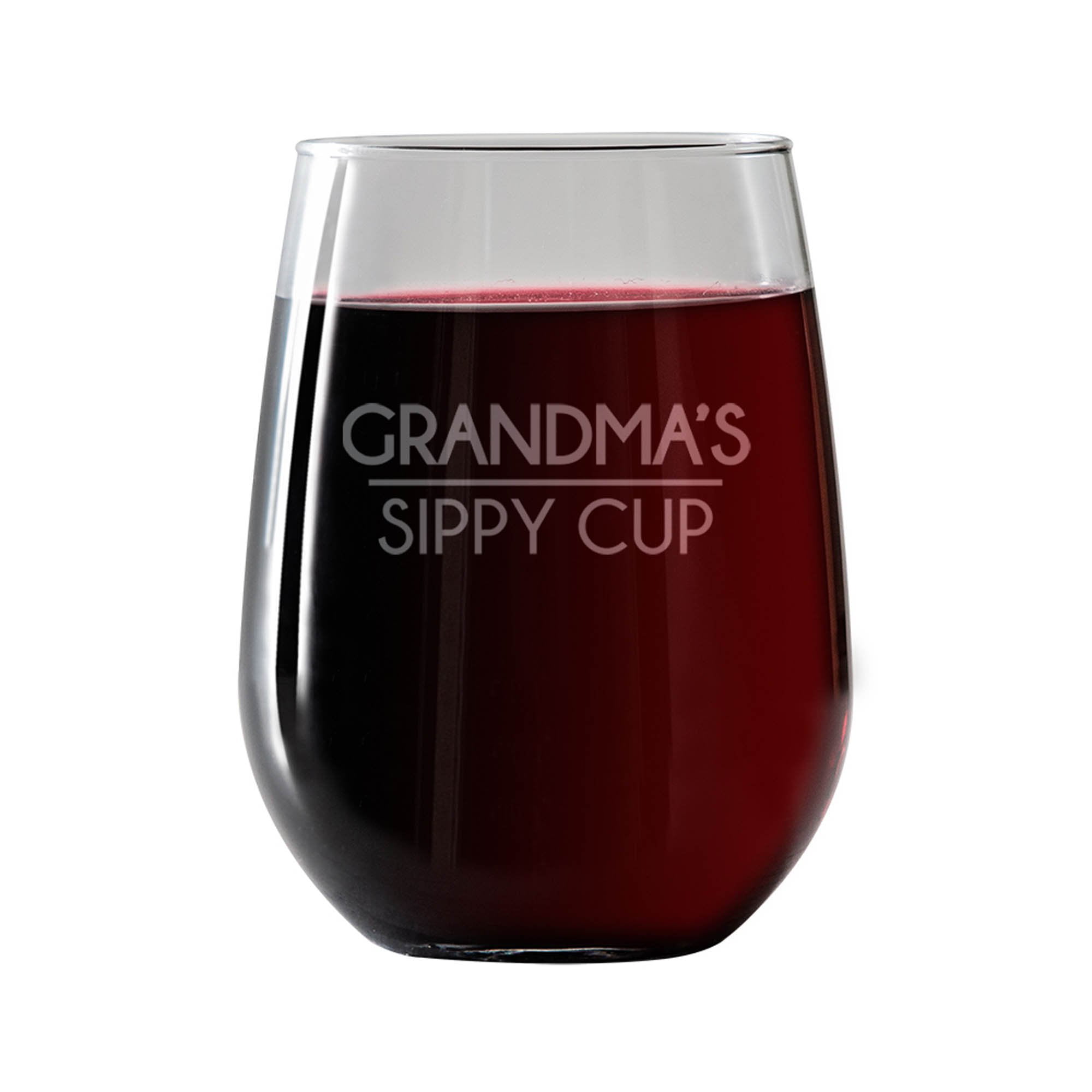 New Grandfather Stemless Wine Glass Gift for First Time Grandparents Bold Large 17 Oz Glasses Grandpa Est 2021 