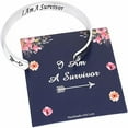thumbnail image 4 of TINGN Inspirational Gifts for Women Friends I Am A Survivor Bracelet Jewelry, 4 of 5