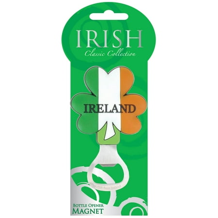 Shamrock Bottle - Classic Tricolour Shamrock Pvc Bottle Opener