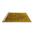 thumbnail image 2 of Ahgly Company Machine Washable Indoor Rectangle Persian Yellow Traditional Area Rugs, 2' x 3', 2 of 4