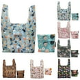 thumbnail image 2 of Coofit Grocery Bag Polyester Lightweight Ripstop Tote Bag Shopping Bag for Groceries, 2 of 10