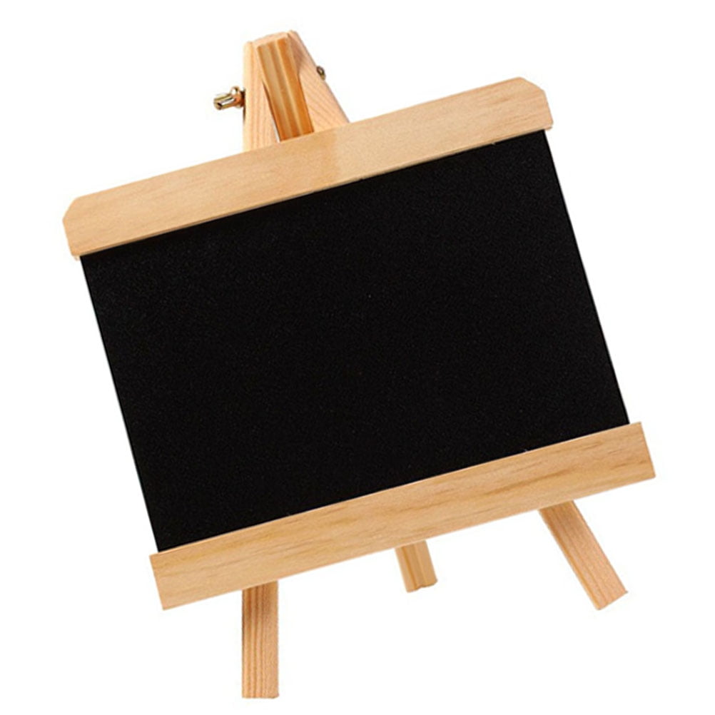 Mini Chalkboard Wood Cork Easel, Rectangle, 7-1/2-inch 
