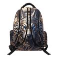 thumbnail image 2 of Chririnla Steampunk Wolf Gear Pattern Lightweight School Backpack for Travel Back to School, Water Repellent Multiple Compartments Polyester School Bag, 2 of 10