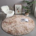 thumbnail image 1 of Plush Round Rug Fluffy White Carpets For Living Room Soft Home Decor Bedroom, 1 of 5