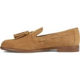 thumbnail image 2 of Franco Sarto Women's Hartlie Tassel Loafer Warm Camel Brown Suede 7.5M, 2 of 5