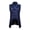 Navy Blue, variant on Men Vest Retro Sleeveless Slim Fit Mid Lengtn Irregular Hem Lapel Double-breasted Split Hem Soft Printed Loyal Gentlemen Medieval Waistcoat