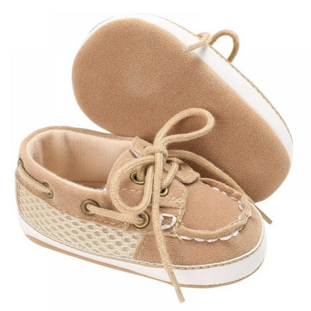 

Unisex Boys Baby Girls Canvas Sneakers Toddler Sneaker - Soft Anti-Slip Sole Sneaker - First Walkers Crib Shoes Prewalker