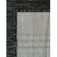 thumbnail image 6 of Unique Loom Outdoor Modern Collection Area Rug - Miranda (10' Square Black and White), 6 of 6