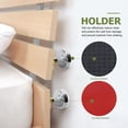 thumbnail image 3 of WORGEOUS 4pcs Bed Anti-sloshing Actuator Bedside Fixator Anti-squeaking Support Fasteners, 3 of 8