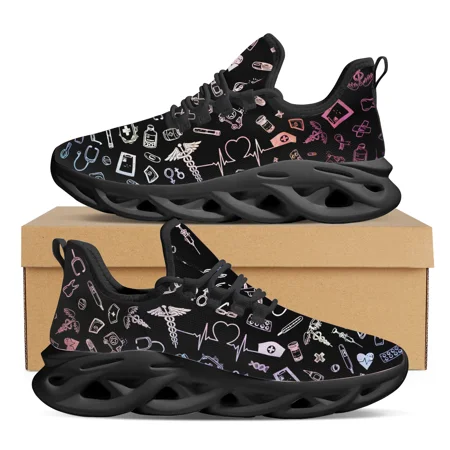 

Gradient Medical Nurse Shoes Female Running Sneakers Light Mesh Women s Footwear Women Soft Flat Shoes