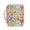 Colorful Flowers, variant on HELLHERO Reusable Quilted Bible Cover for Women, Zipper Large Capacity Bible Cover Case Polyester Fabric Church Pouch Mushroom Floral Print
