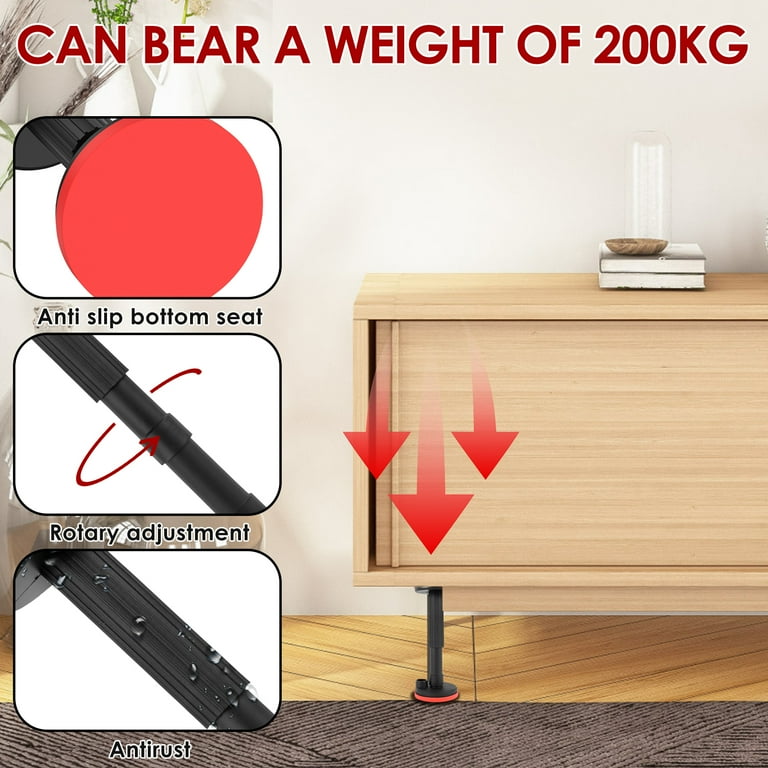 Tuplbcv Adjustable Support Pole Cabinet Jacks For Installing Cabinets Telescoping Support Poles Range From 19 29 To 43 30 Third Hand Tool Installation 132 Lb