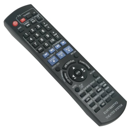 New Remote Control EUR7662YY0 Replace for Panasonic Theater SA-PT1050 SC-PT1050
