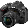 thumbnail image 2 of Nikon D3400 DSLR Camera + 18-55mm VR + 70-300mm + EXT BAT + Flash + 1yr Warranty (International Version), 2 of 11